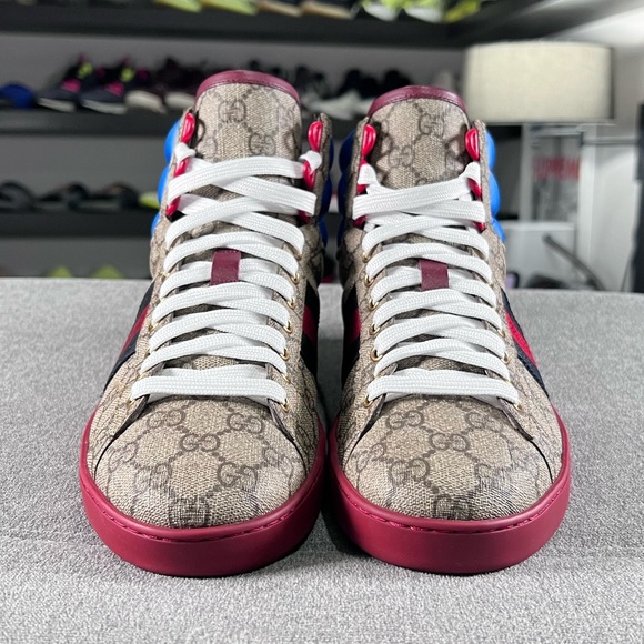 🍟GUCCI ACE GG SUPREME HIGHTOP SNEAKER🍟 - Picture 2 of 10